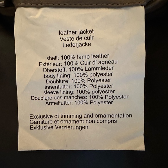 Mauritas leather puffer - Picture 3 of 3